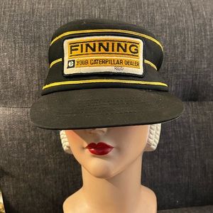 Vintage 80s pillbox baseball hat